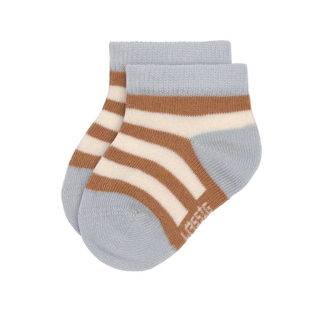 Lässig Kinder Sneaker Socken (3er-Set), Hellblau Karamell Hotsell