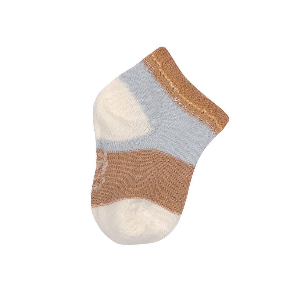 Lässig Kinder Sneaker Socken (3er-Set), Hellblau Karamell Hotsell