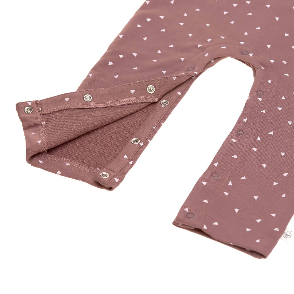 Lässig Strampler, Baby Overall - Bio Baumwolle, Triangle Cinnamon Jubiläumsangebot
