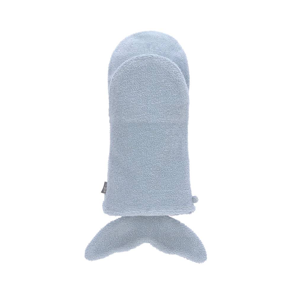 Lässig Spiel-Waschhandschuh GOTS, Wal Blau Neueste Mode