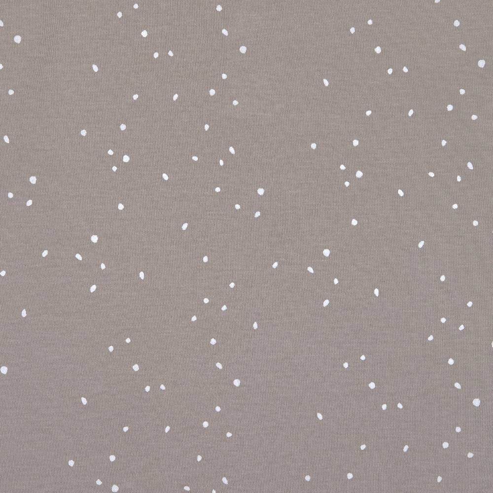Lässig Baby Schlafanzug mit Füßen - Bio Baumwolle, Sprinkle, taupe Saisonale Angebote