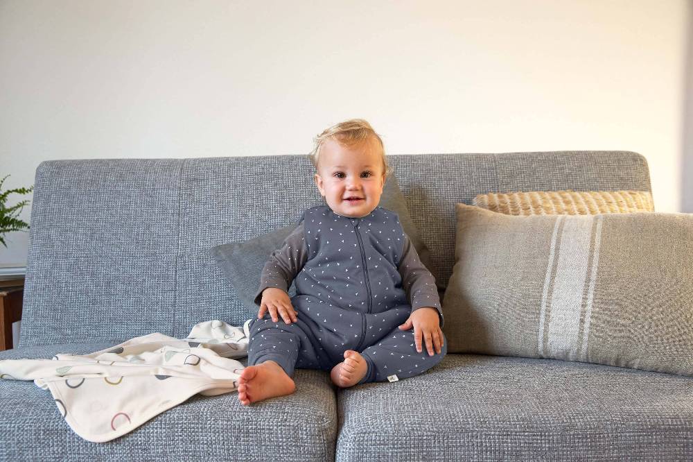Lässig Babydecke - Bio Baumwolle, Circles Offwhite Neueste Stile