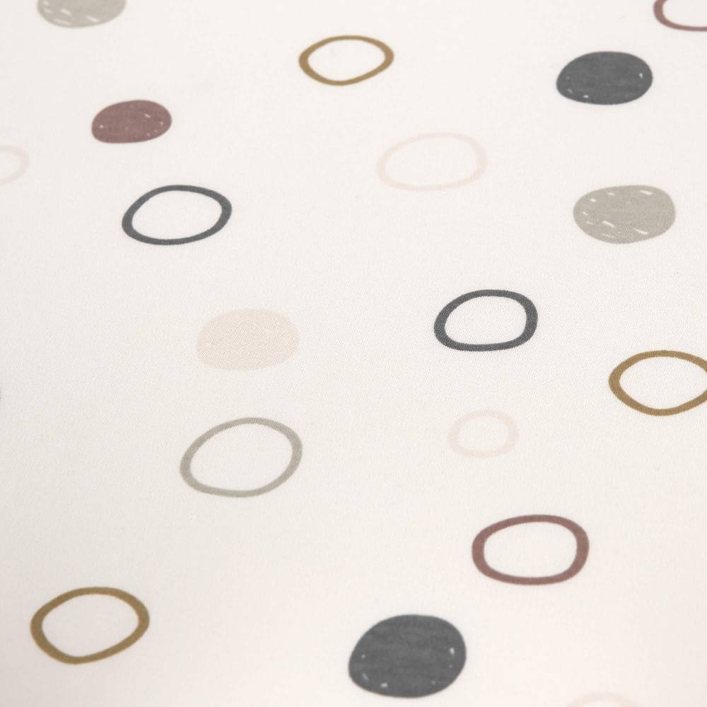 Lässig Babydecke - Bio Baumwolle, Circles Offwhite Neueste Stile