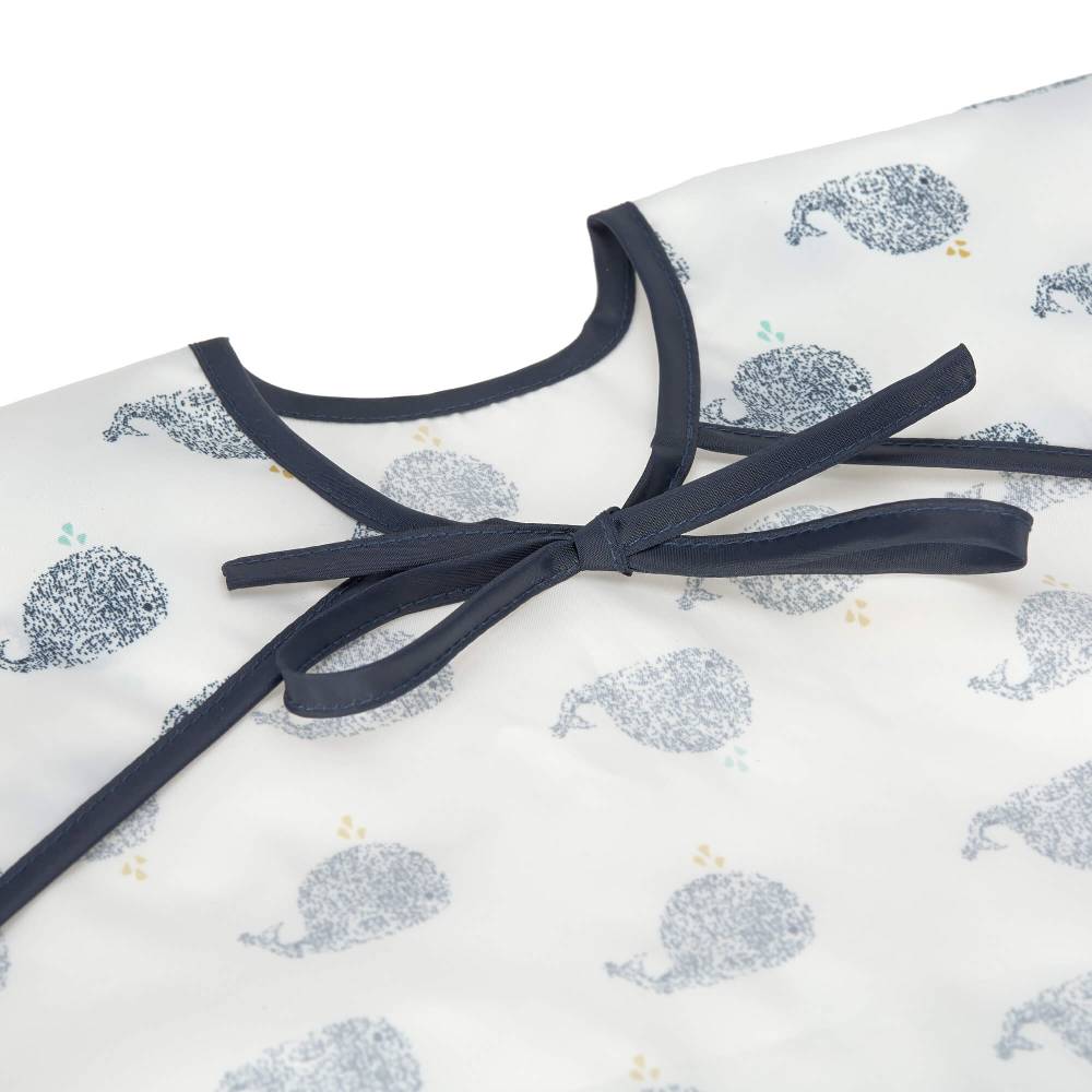 Lässig Ärmellätzchen - Bib Long Sleeve, Little Water Whale Letzte 2 Tage