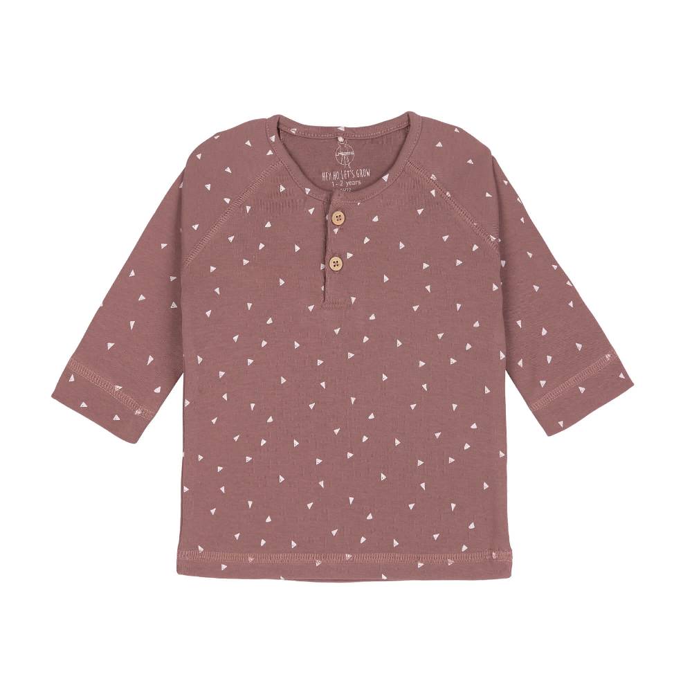 Lässig Baby Langarmshirt - Bio Baumwolle, Triangle, Cinnamon Bis zu 65% Rabatt