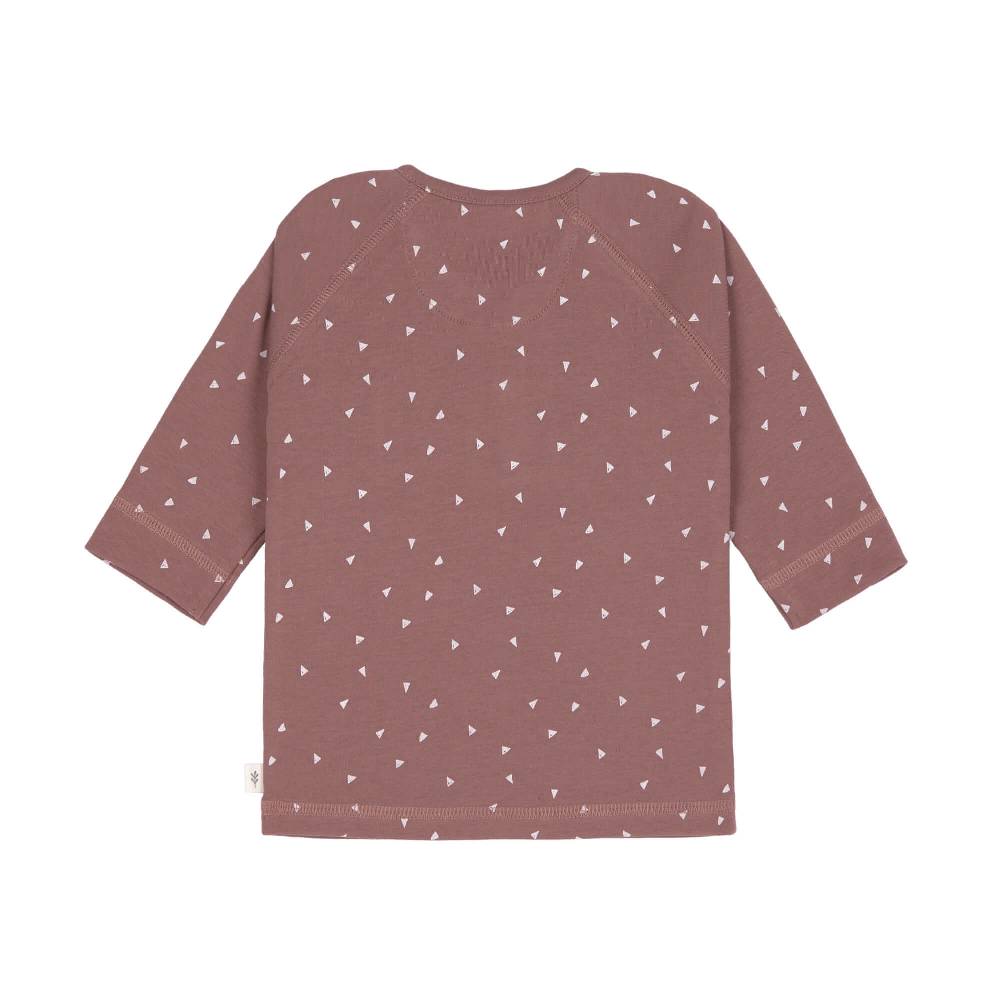 Lässig Baby Langarmshirt - Bio Baumwolle, Triangle, Cinnamon Bis zu 65% Rabatt