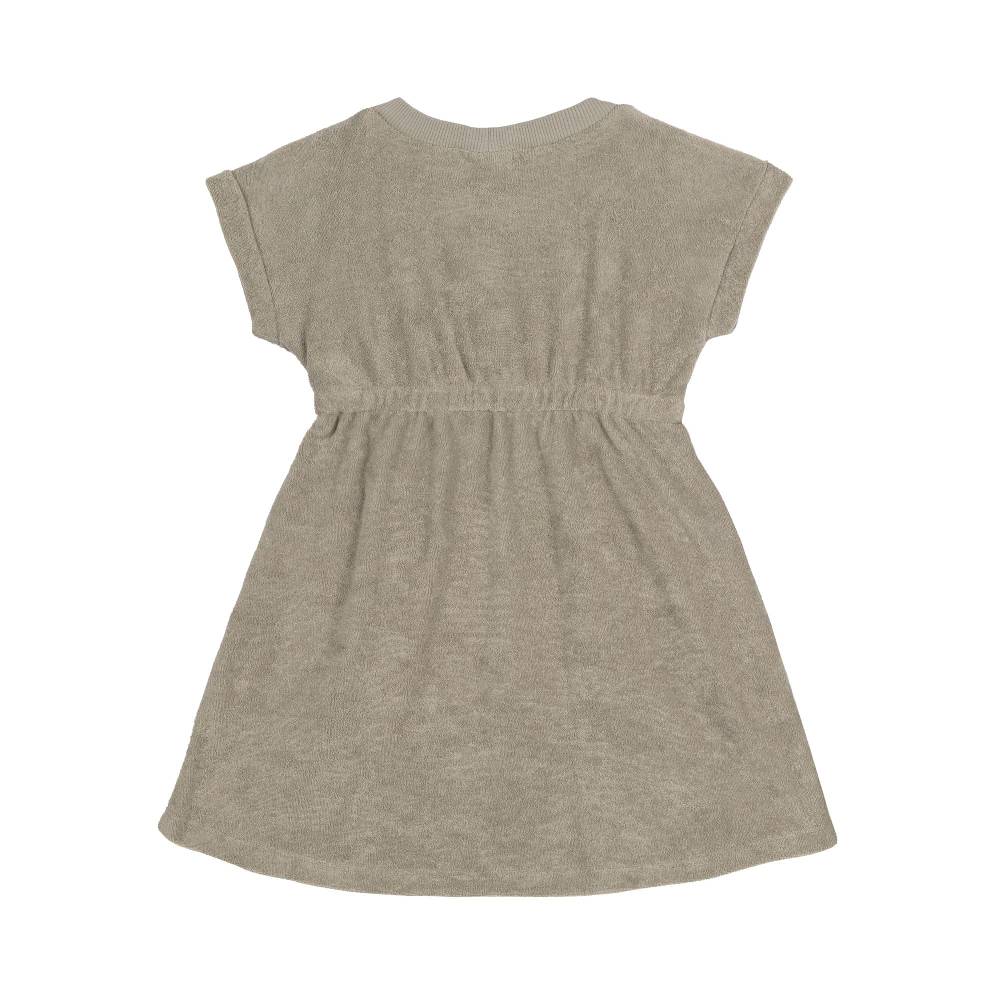 Lässig Frottee Kleid Kinder, Oliv Nur für heute