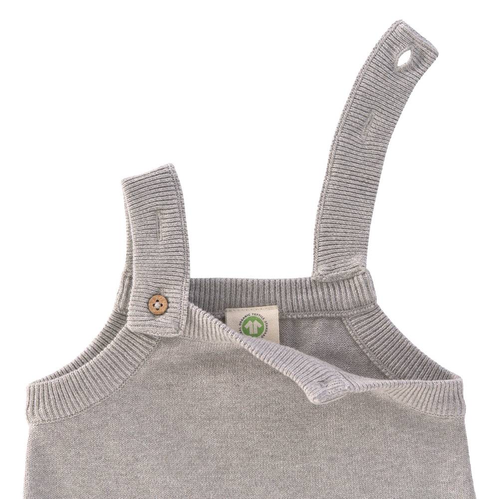 Lässig Baby Strampler - gestrickter Jumpsuit, Grau Vierteljährliche Förderung