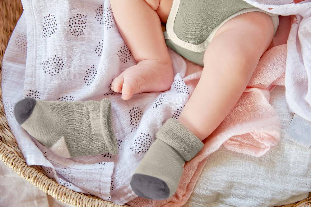 Lässig Kinder Socken (3er-Set), Anthrazit Oliv Riesige Rabatte