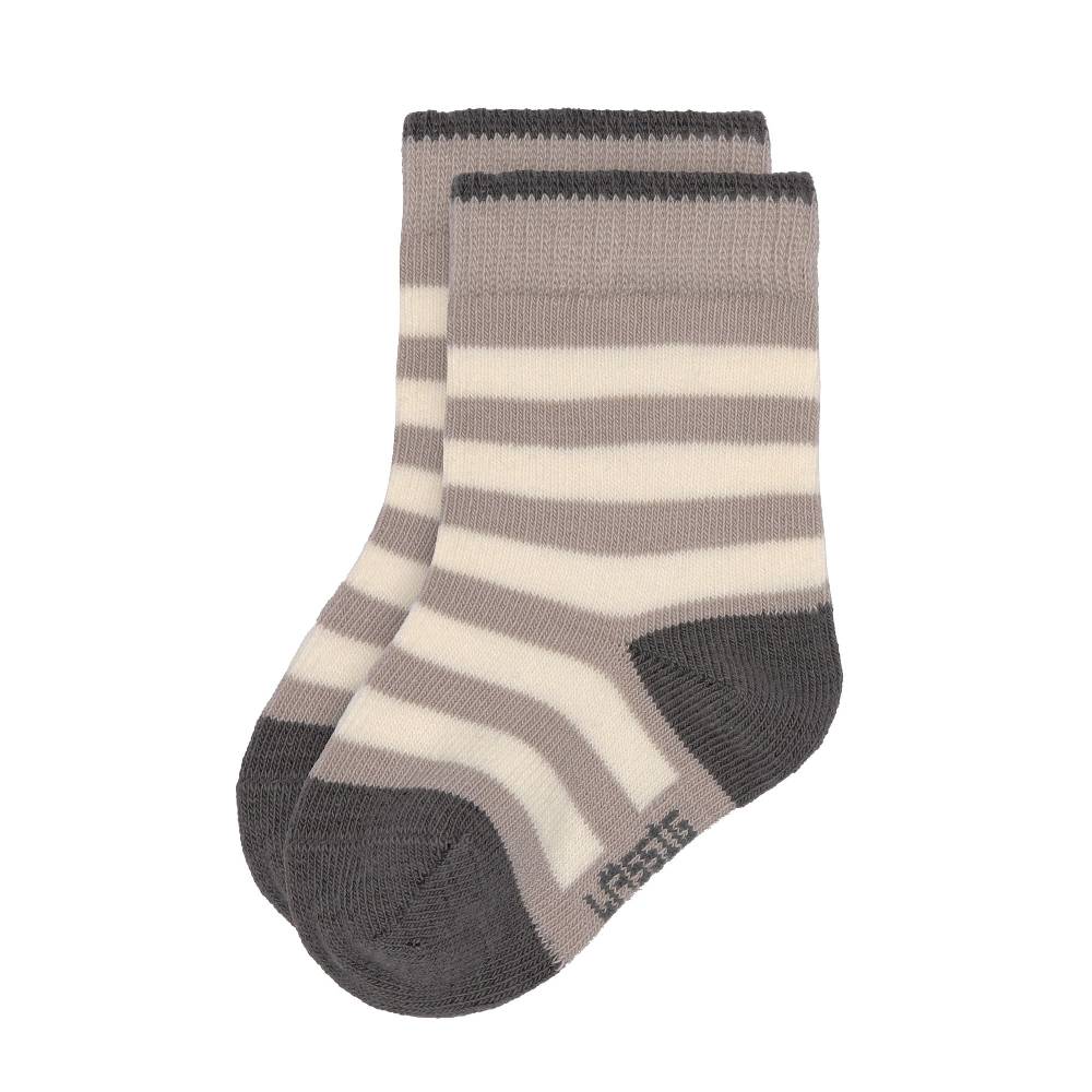 Lässig Kinder Socken 3er-Set, Anthrazit Taupe Fabrikladen