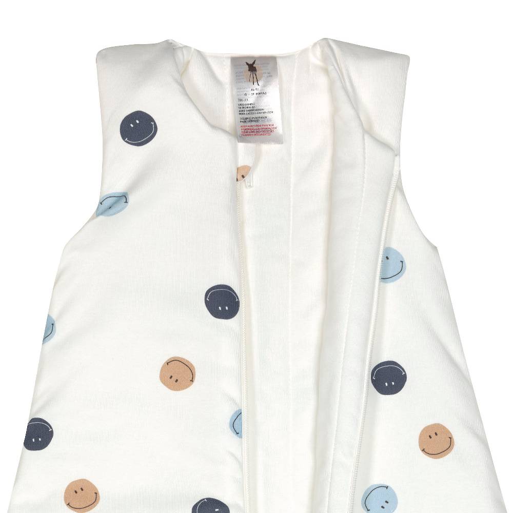 Lässig Kinder Schlafoverall 2,5 TOG - Smile, Milky Black Friday Preise