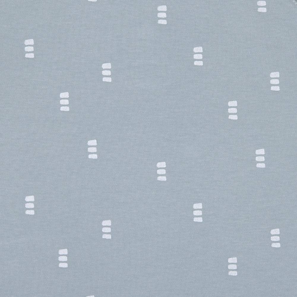 Lässig Baby Wickelshirt - Bio Baumwolle, Blocks, Hellblau Auslauf