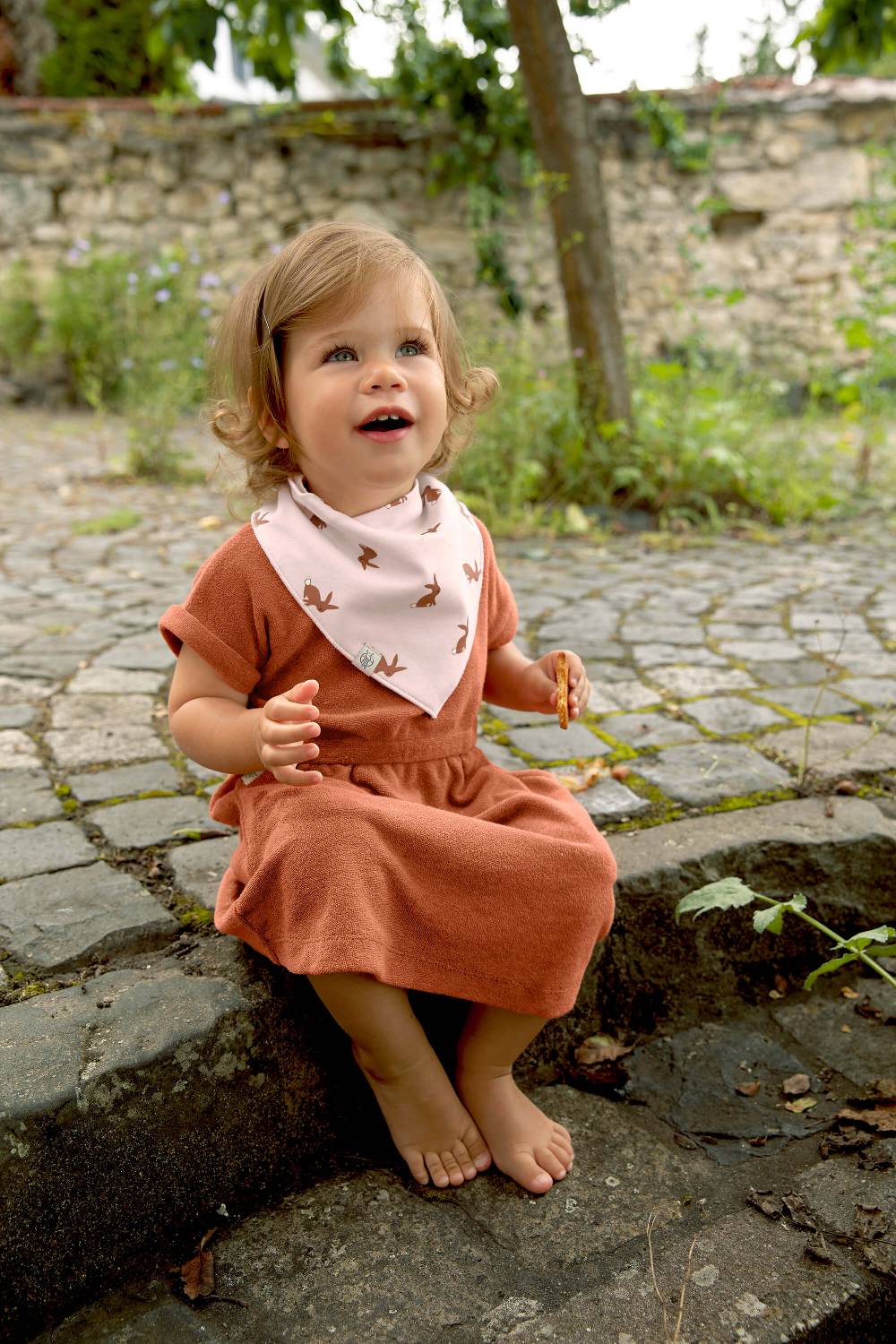 Lässig Dreieckstuch Baby (2 Stk) - Bandana, Little Forest Hase Rabatt