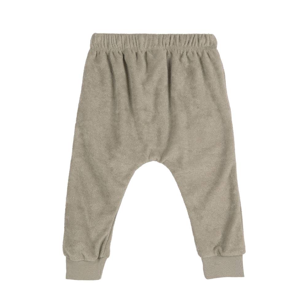 Lässig Frottee Hose Kinder, Oliv Flash Sale