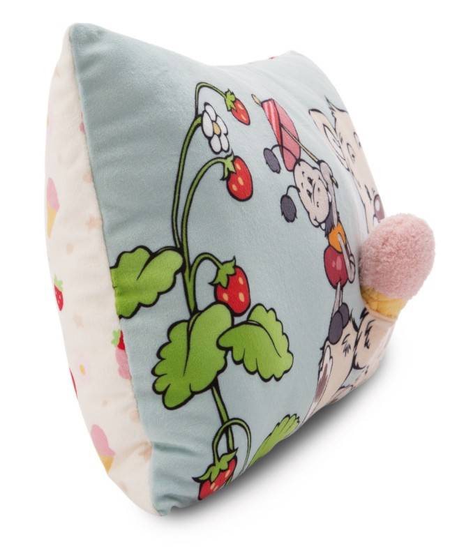 NICI Rechteckiges Kissen Bär Bendix mit Eis NICI GREEN Begrenztes Angebot