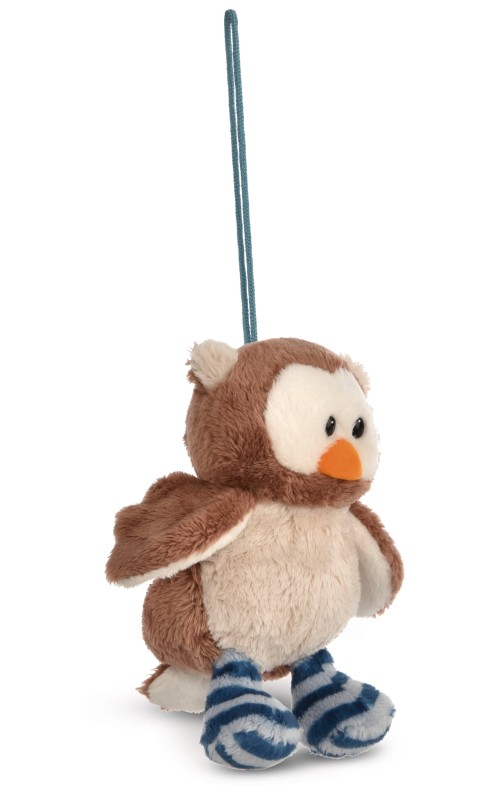 NICI Wendekuscheltier Eule Oscar blau mit Loop NICI GREEN VIP-Rabatte