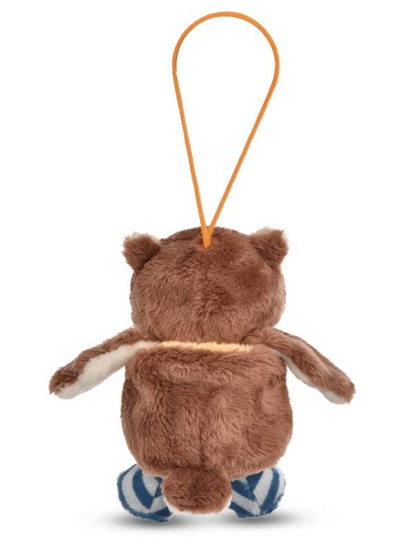 NICI Wendekuscheltier Eule Oscar gelb mit Loop NICI GREEN Tiefpreis