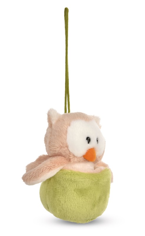 NICI Wendekuscheltier Eule Owluna grün mit Loop NICI GREEN Super Sparpreis