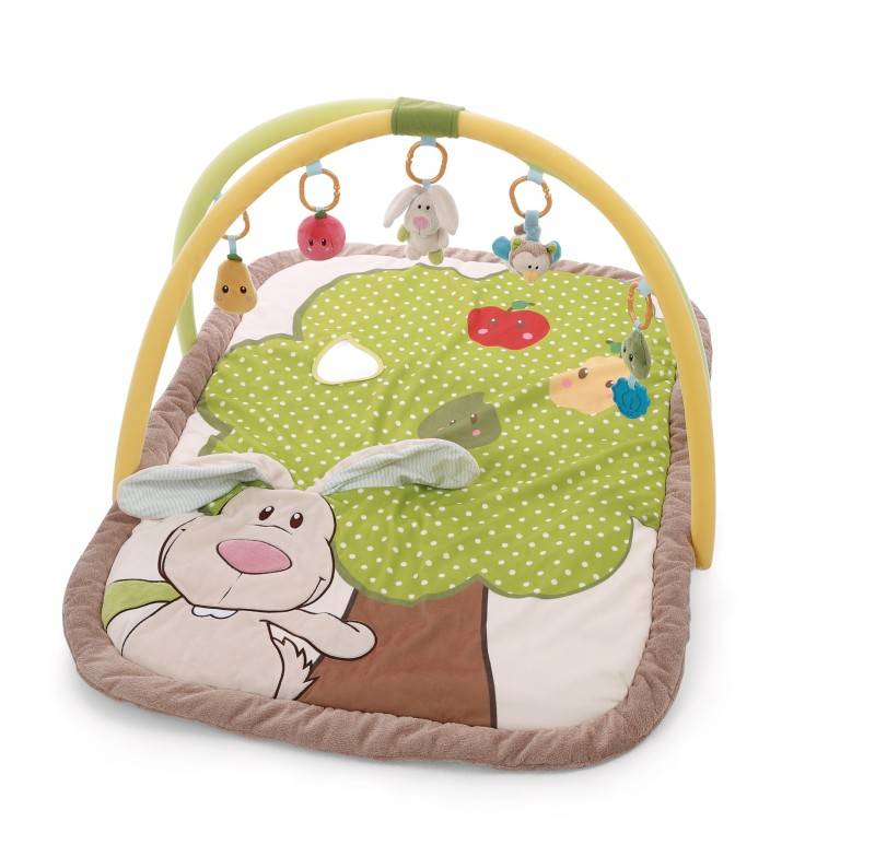 NICI 3-D Activity-Decke Hase und Eule mit Spielkissen und Spielbogen Neueste Stile