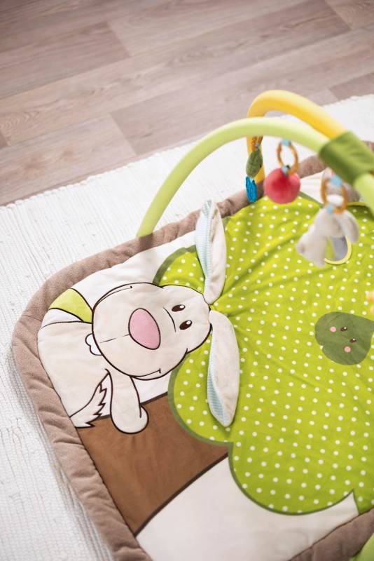 NICI 3-D Activity-Decke Hase und Eule mit Spielkissen und Spielbogen Neueste Stile
