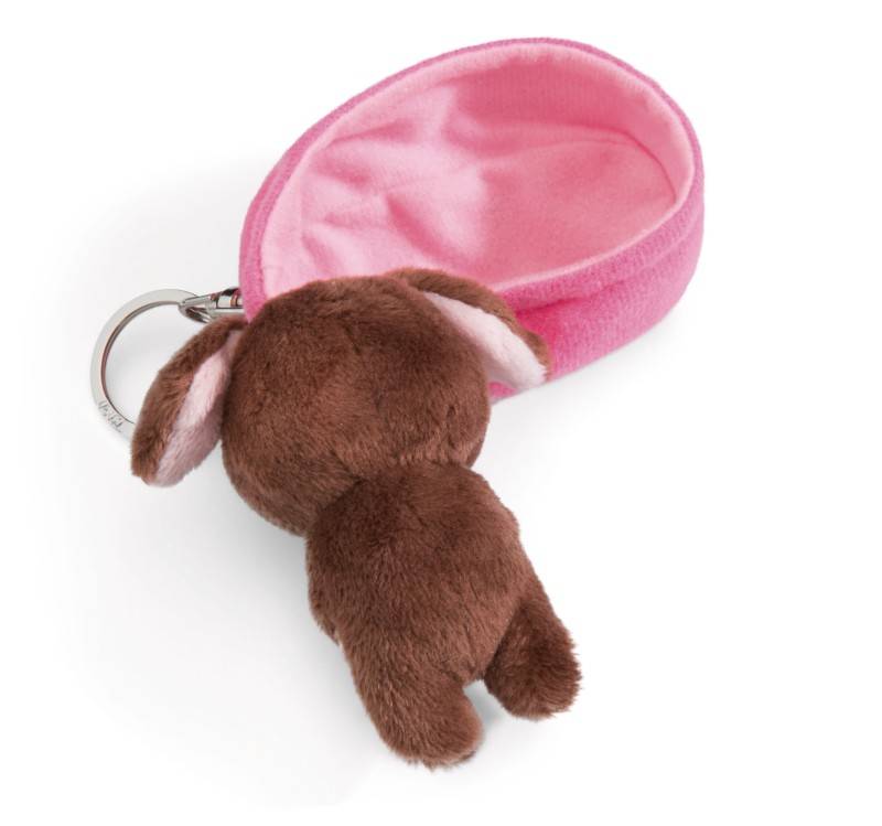 NICI Schlüsselanhänger Sleeping Pets Hund braun Tiefpreis