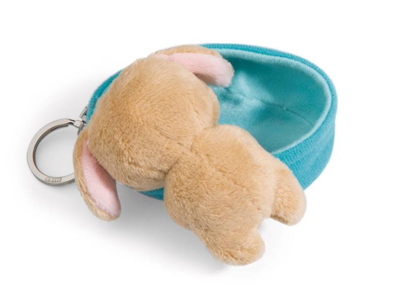 NICI Schlüsselanhänger Sleeping Pets Hund karamell Kostenlose Rückgabe