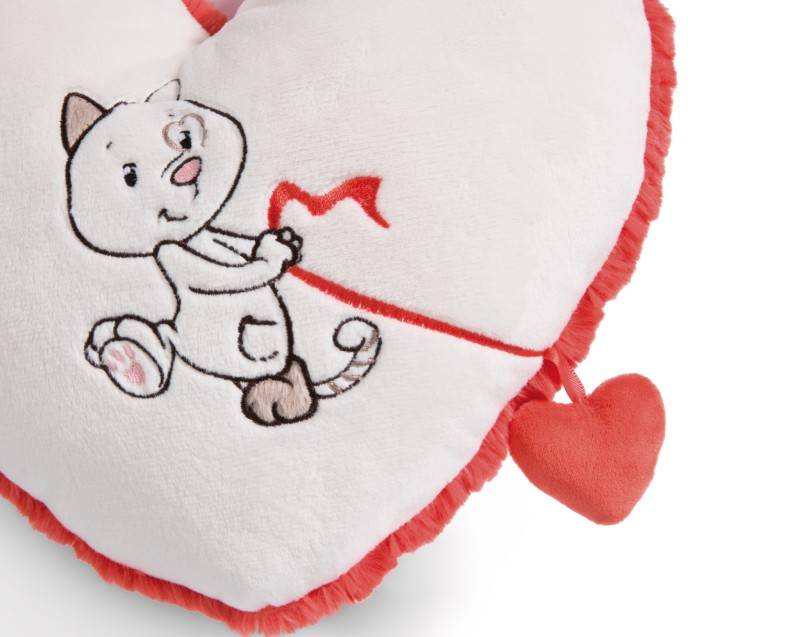 NICI Herzförmiges Kissen Love Katze NICI GREEN Verkauf