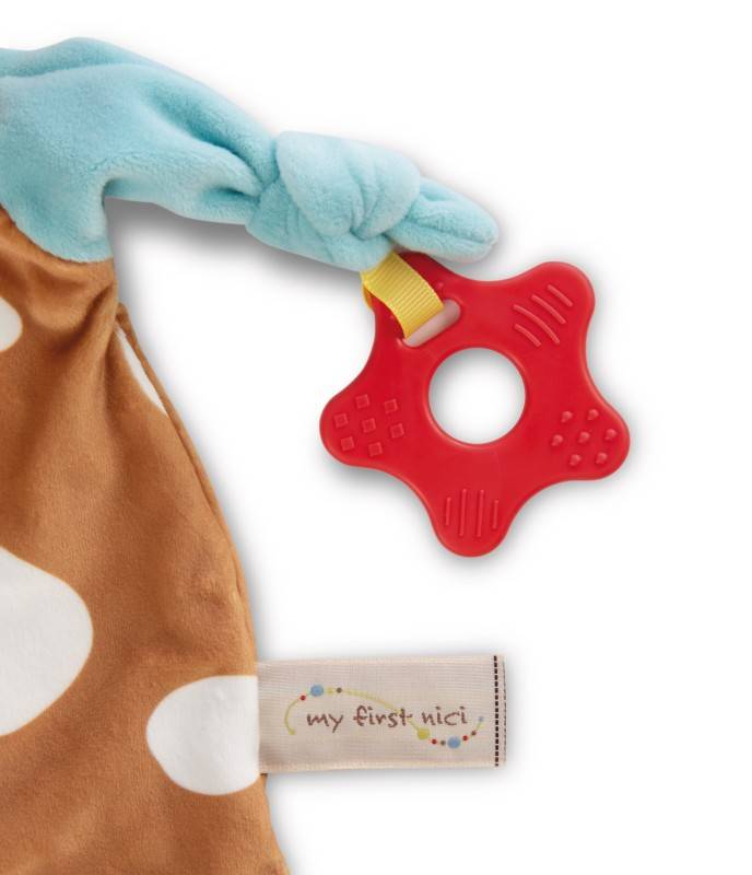 NICI Schmusetuch Kuh mit Beißring und Schnullerbefestigung Preisnachlass
