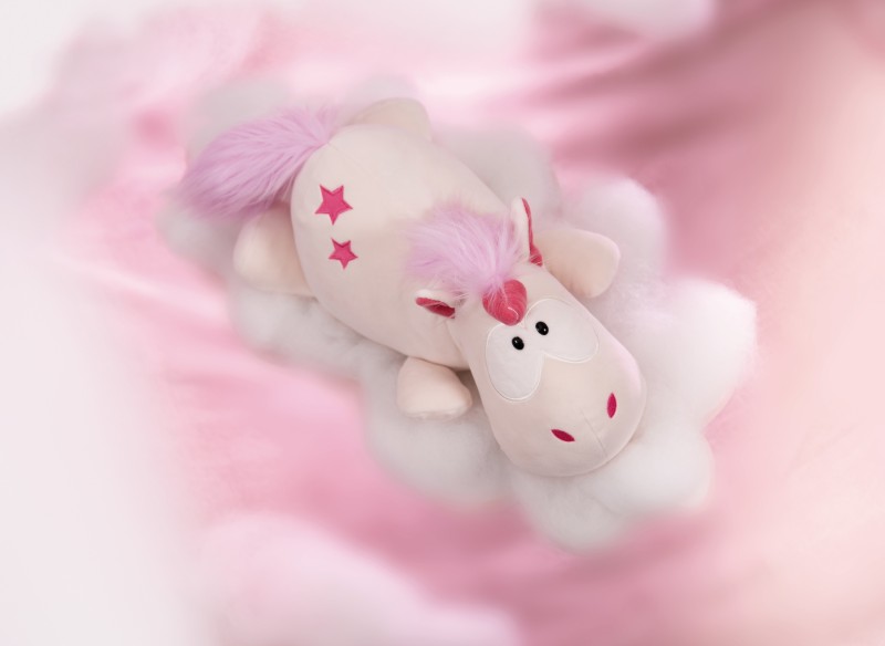 NICI Liegendes Kuscheltier Einhorn Theodor soft Discount Store für neue Produkte