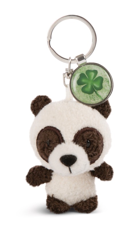 NICI Schlüsselanhänger Panda mit Anhänger 'Kleeblatt' Fabrik Onlineshop