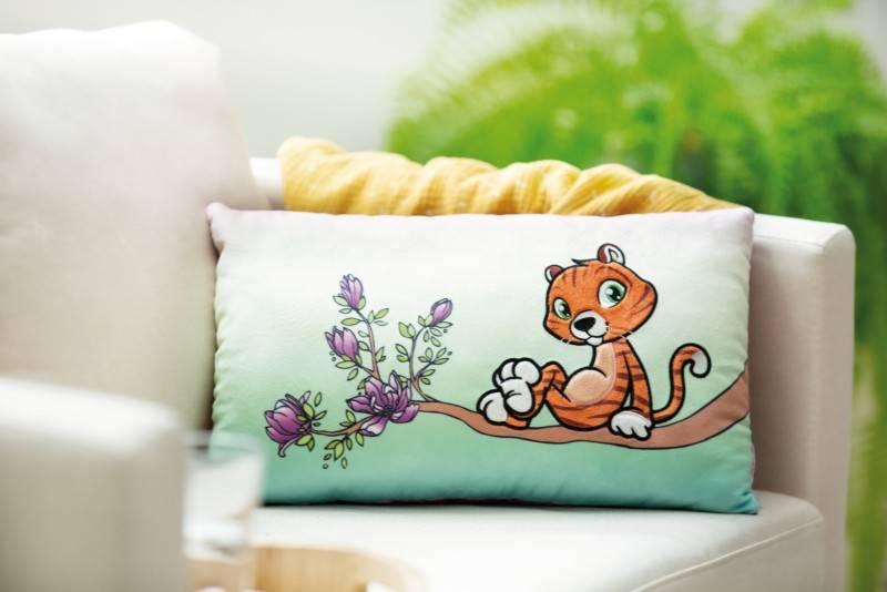 NICI Rechteckiges Kissen Tiger Mandarina NICI GREEN Valentinstagsangebot