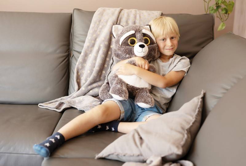 NICI GLUBSCHIS Kuscheltier Waschbär Clooney 45cm Jubiläumsangebot