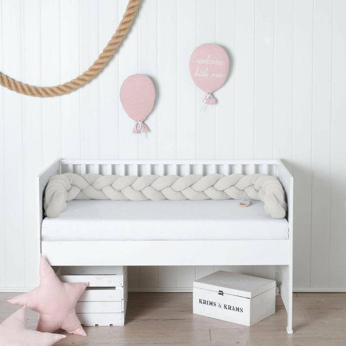 Nordic Coast Company Bettschlange geflochten Natur Strick XL Bestseller
