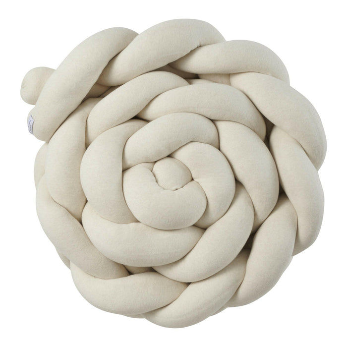 Nordic Coast Company Bettschlange geflochten Natur Strick XL Bestseller