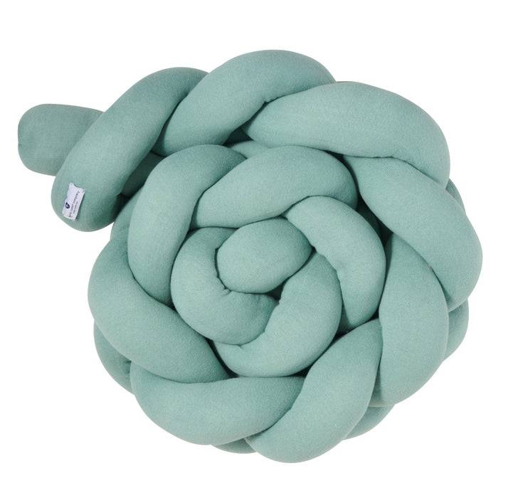 Nordic Coast Company Bettschlange geflochten Mint Strick Saisonale Angebote