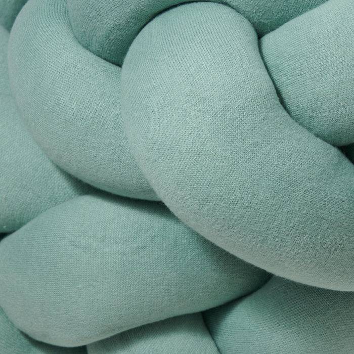 Nordic Coast Company Bettschlange geflochten Mint Strick Saisonale Angebote