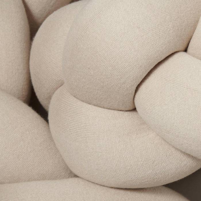 Nordic Coast Company Bettschlange geflochten Sand Strick XL Riesige Ersparnisse