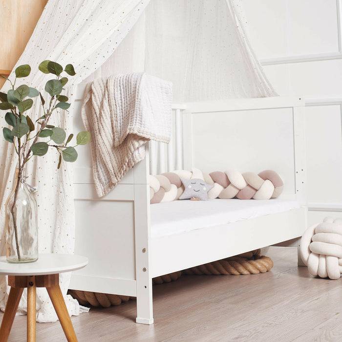 Nordic Coast Company Bettschlange geflochten Trio Altrosa VIP-Rabatte