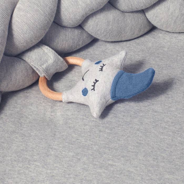 Nordic Coast Company Baby Nest geflochten Grau Wochenangebot