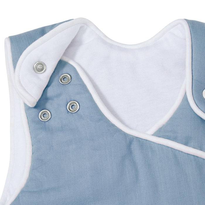 Nordic Coast Company Baby Schlafsack Blau Grau Neueste Stile