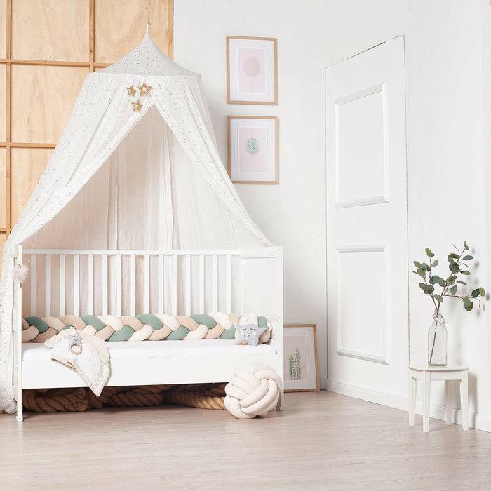 Nordic Coast Company Bettschlange geflochten Trio Mint Bis zu 60% Rabatt