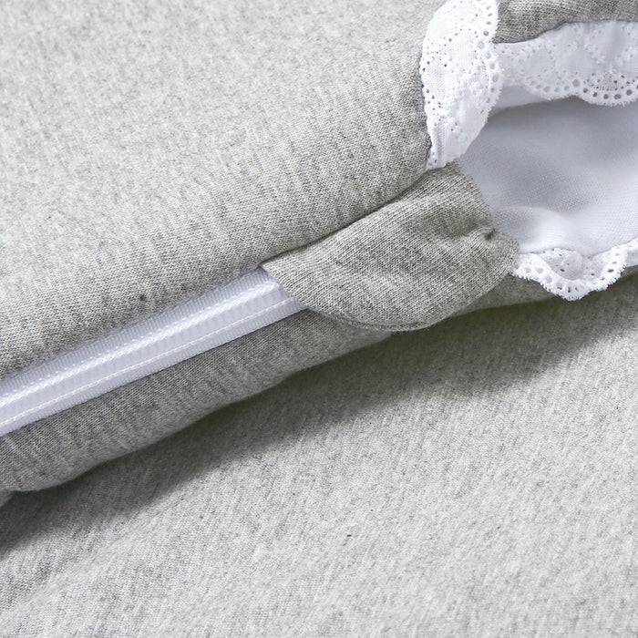Nordic Coast Company Baby Schlafsack Grau Spitze Super Rabatt