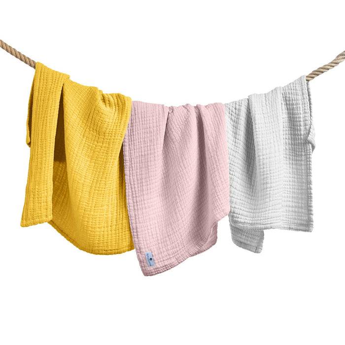 Nordic Coast Company Musselin Decke Grau im Angebot