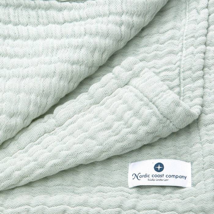 Nordic Coast Company Musselin Decke Mint Large Meist gekauft