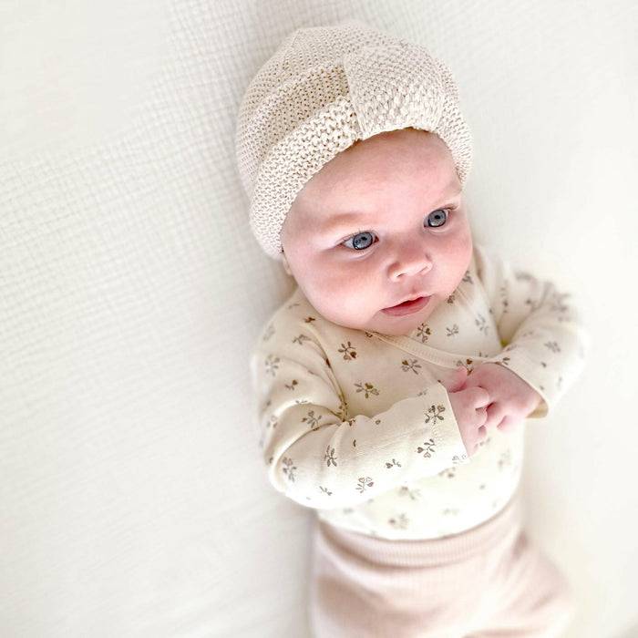 Nordic Coast Company Baby Turban Natur Begrenztes Angebot
