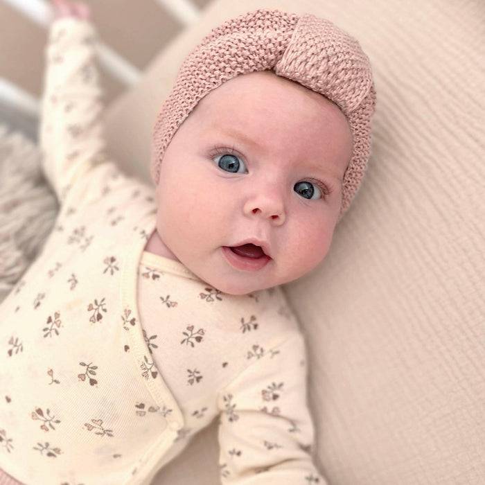 Nordic Coast Company Baby Turban Altrosa Preisnachlass