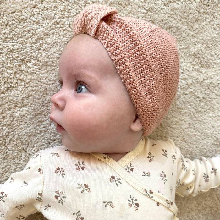 Nordic Coast Company Baby Turban Altrosa Preisnachlass