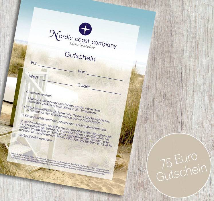Nordic Coast Company Gutschein 75 Euro Muttertagsangebot