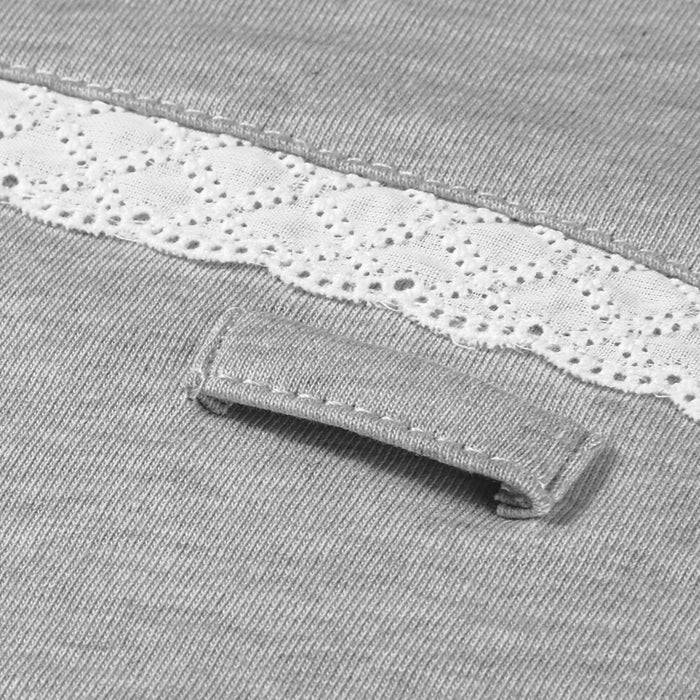 Nordic Coast Company Wickelauflage Grau Spitze Jubiläumsangebot