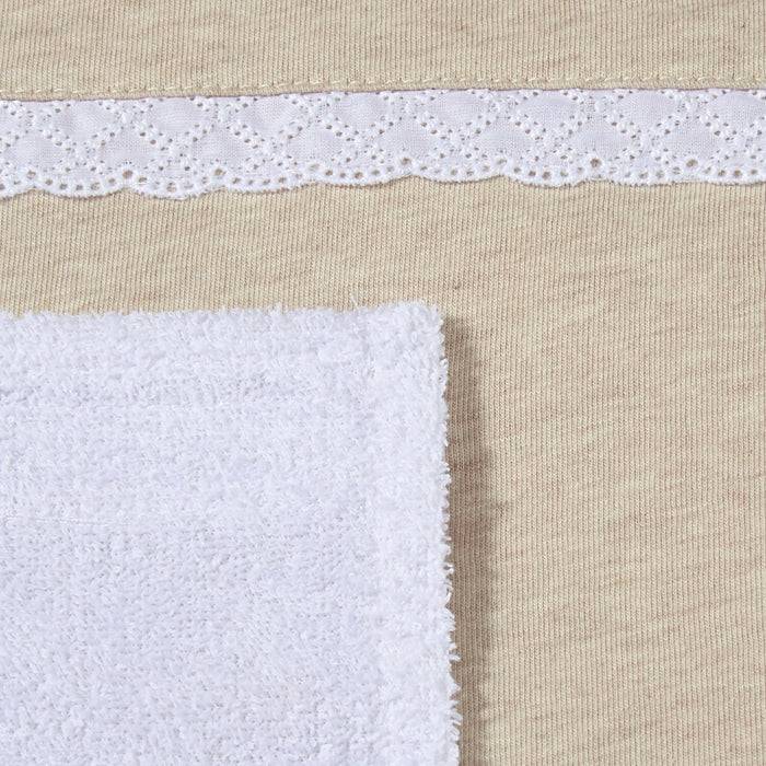 Nordic Coast Company Bezug Wickelauflage Beige Spitze Lagerräumung